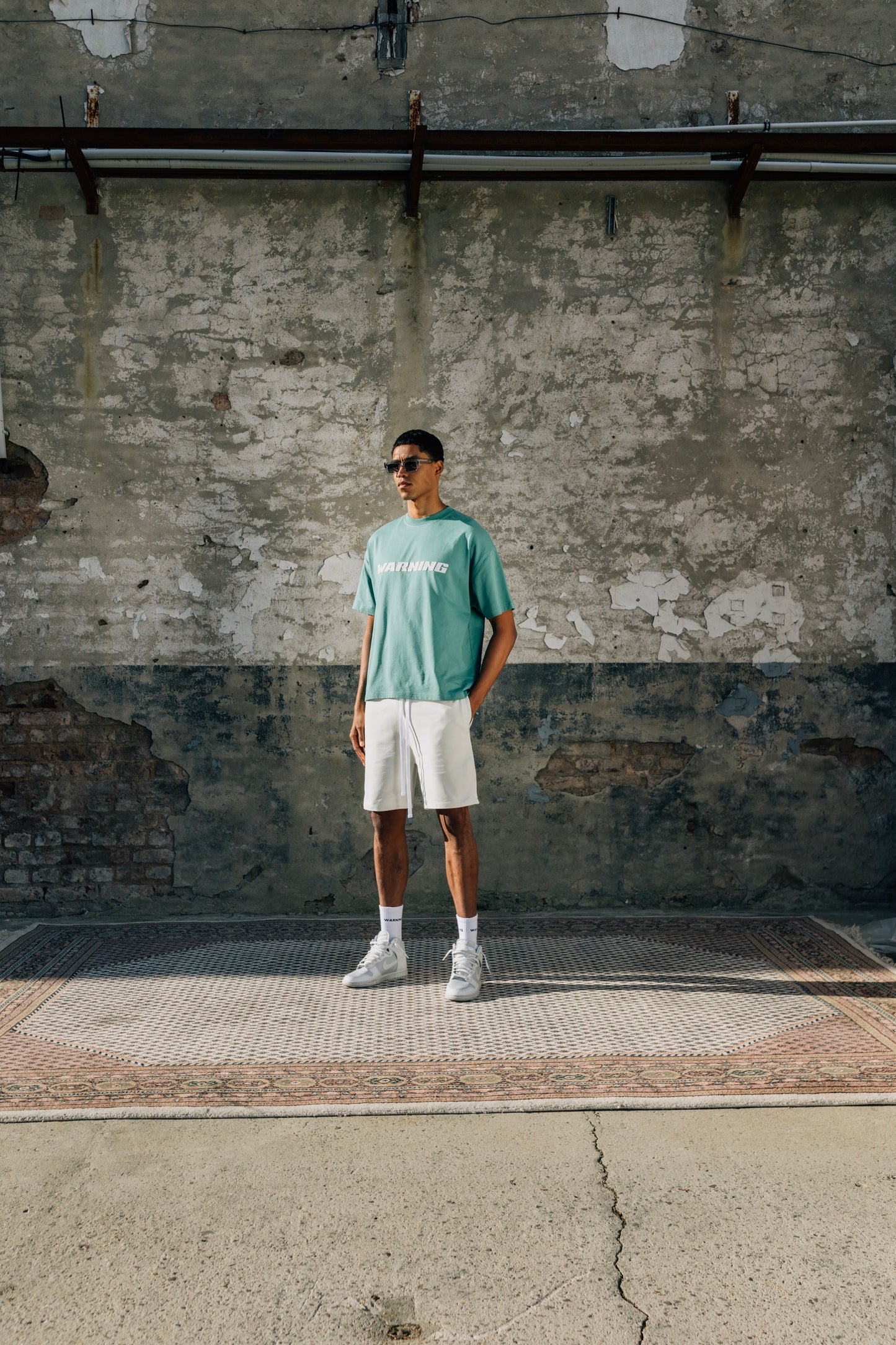 OVERSIZED TEE RACING GREEN