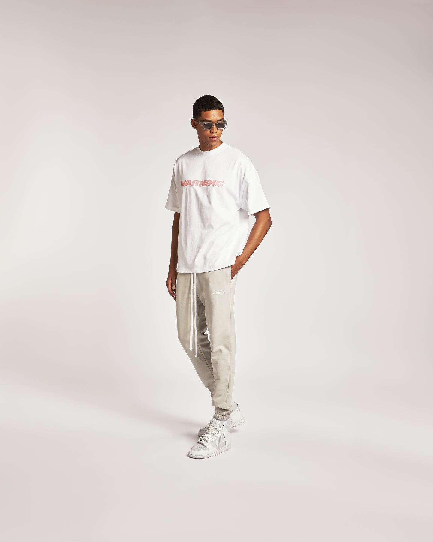OVERSIZED TEE WHITE/PINK